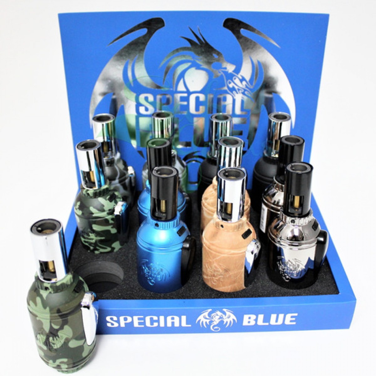 Special Blue - Grenade Lazor Lighter Display - 12PC Display